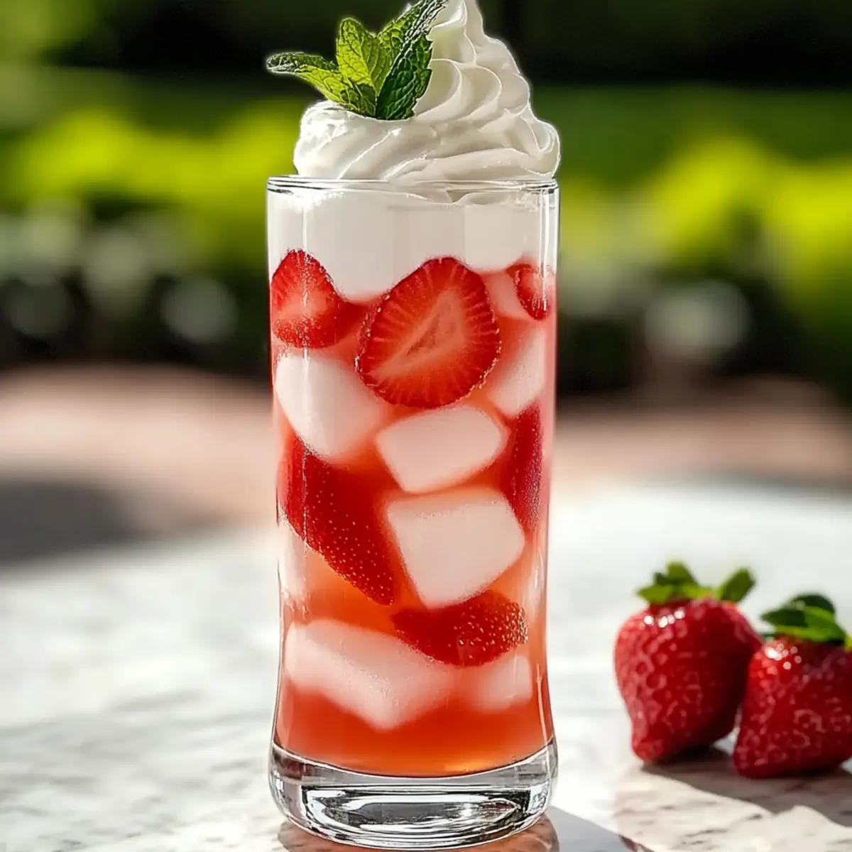 Refreshing Real Fruit Irish Cream Soda