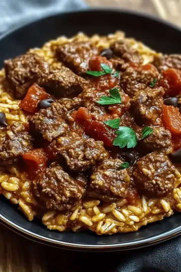 Beef Giouvetsi (Greek Beef Orzo Pasta) Recipe