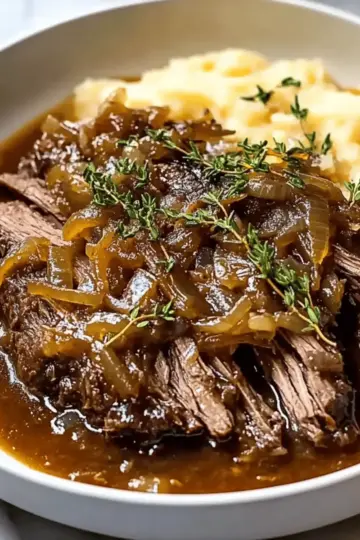 Comforting French Onion Pot Roast