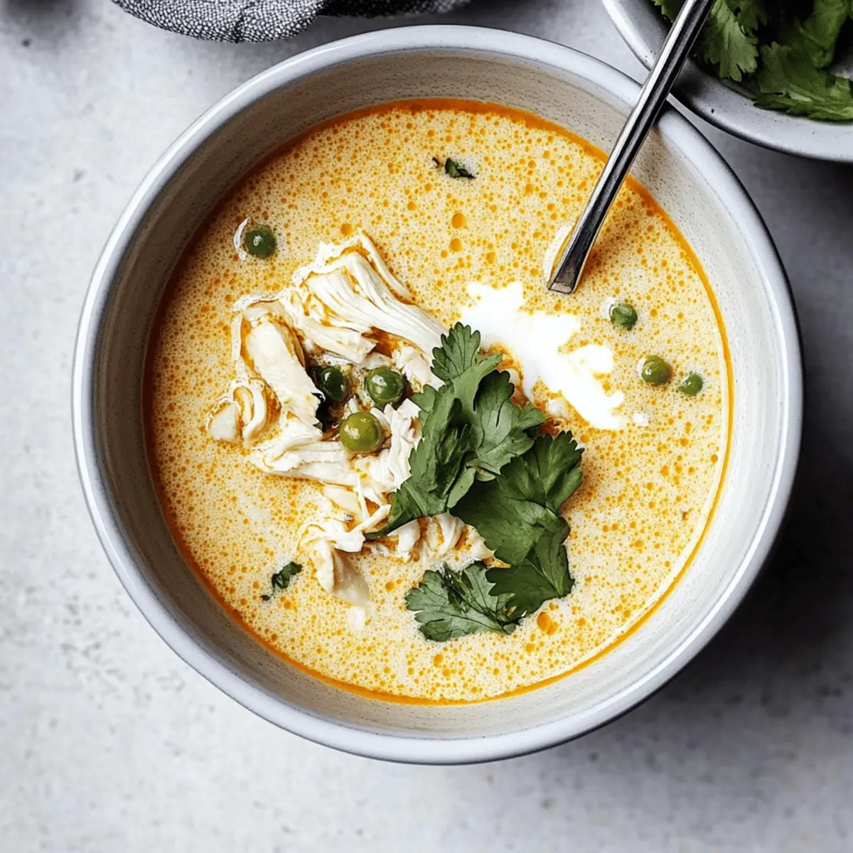 Creamy Keto White Chicken Chili