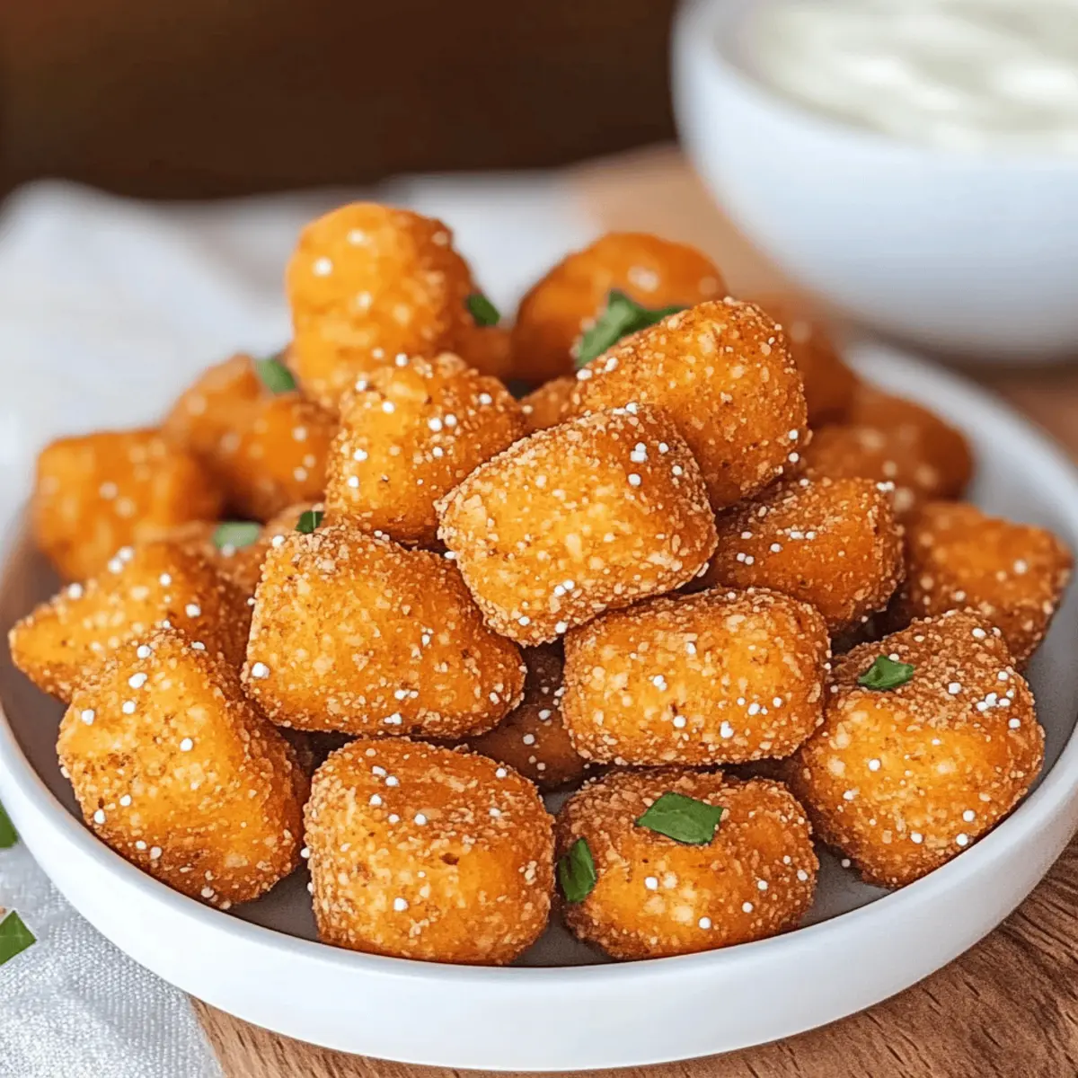 Crispy Sweet Potato Tots