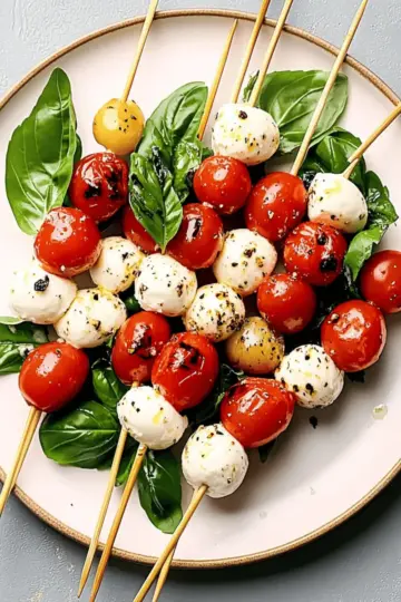 Delicious Caprese Skewers
