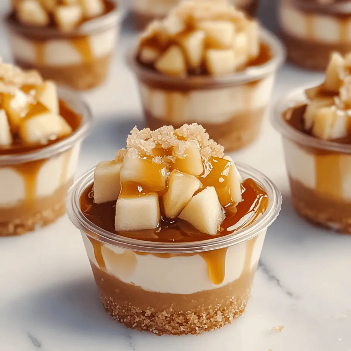 Delicious Caramel Apple Dessert Cups