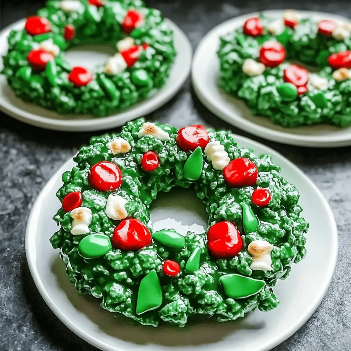 Festive Christmas Wreath Cookies