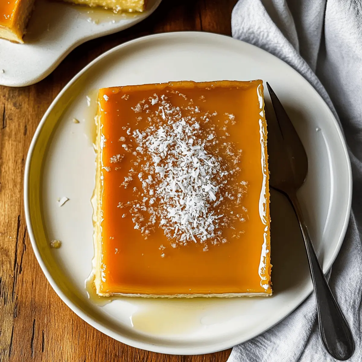 French Antilles Coconut Flan (Flan Coco)