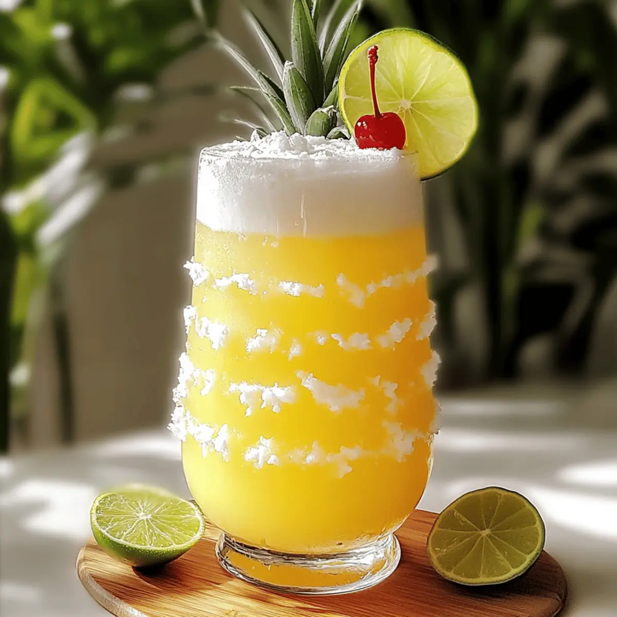 Refreshing Non Alcoholic Piña Colada Punch