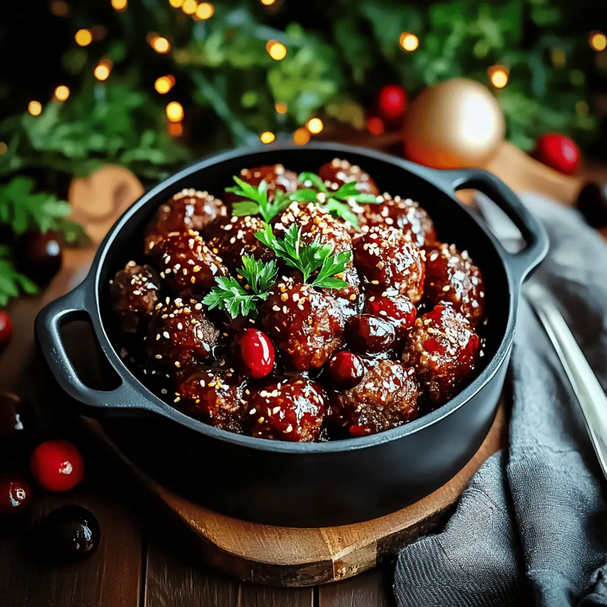 Savory Christmas Meatballs