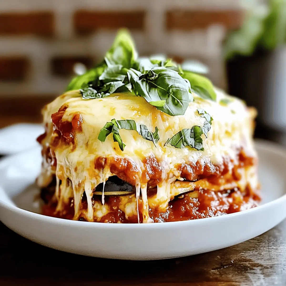 Savory Slow Cooker Eggplant Parmesan