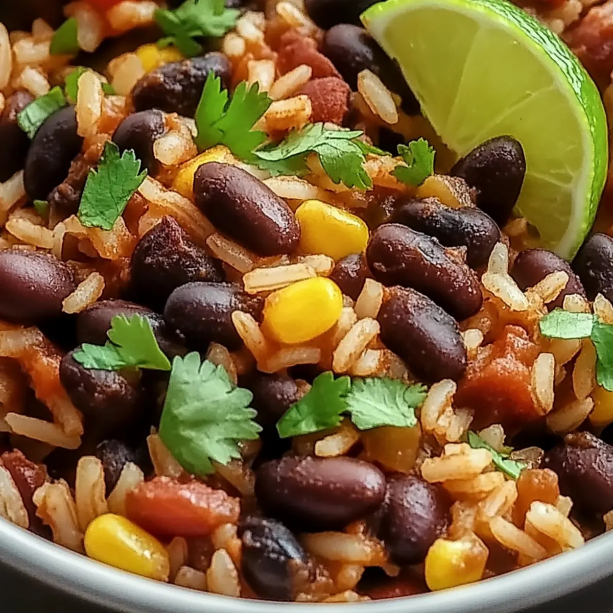 Delicious Black Beans and Rice