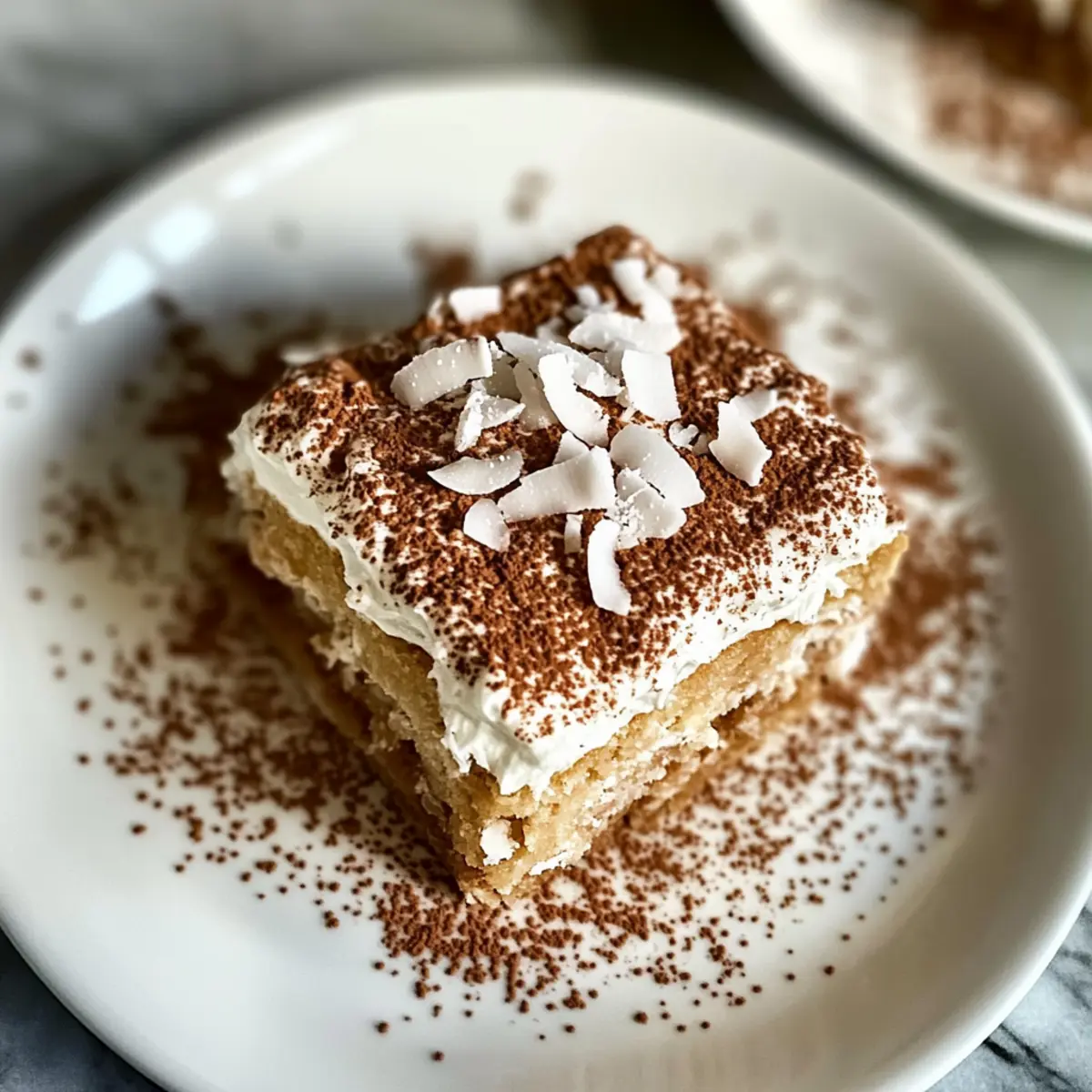 Coconut Rum Tiramisu