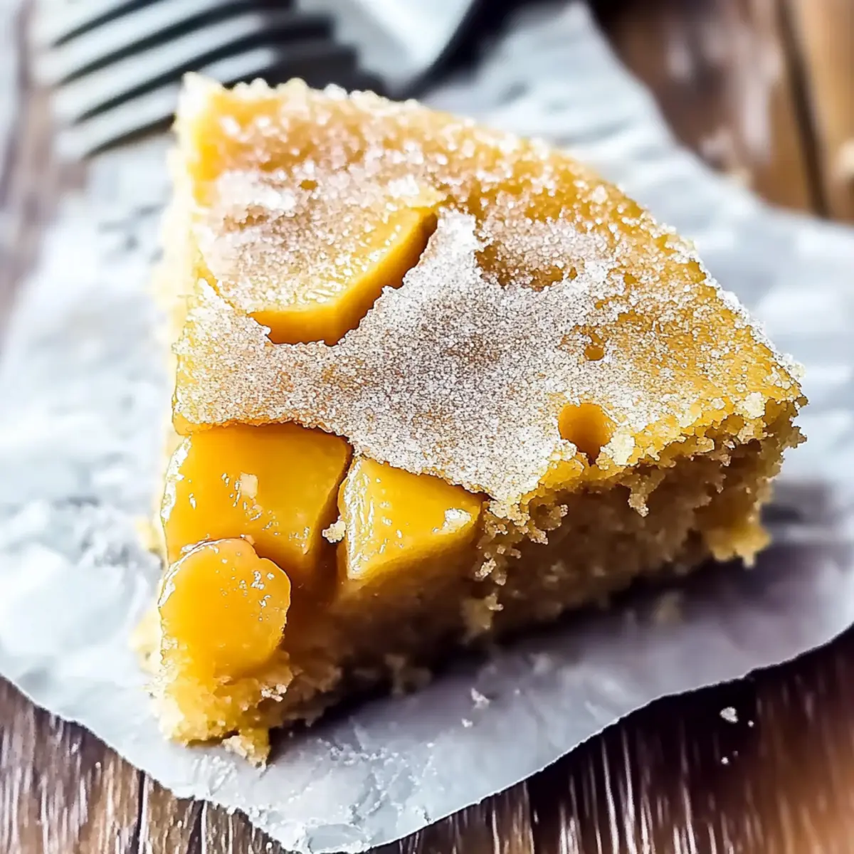 Brown Sugar Peach Cake