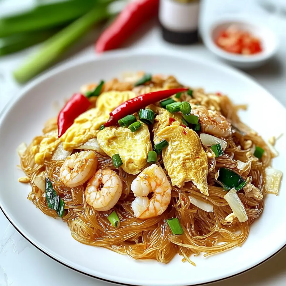 Spicy Singapore Mee Siam Goreng