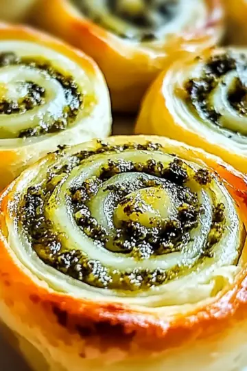 Delicious Pesto Pinwheels