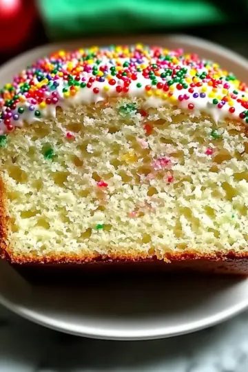 Delightful Christmas Sprinkle Buttermilk Bread