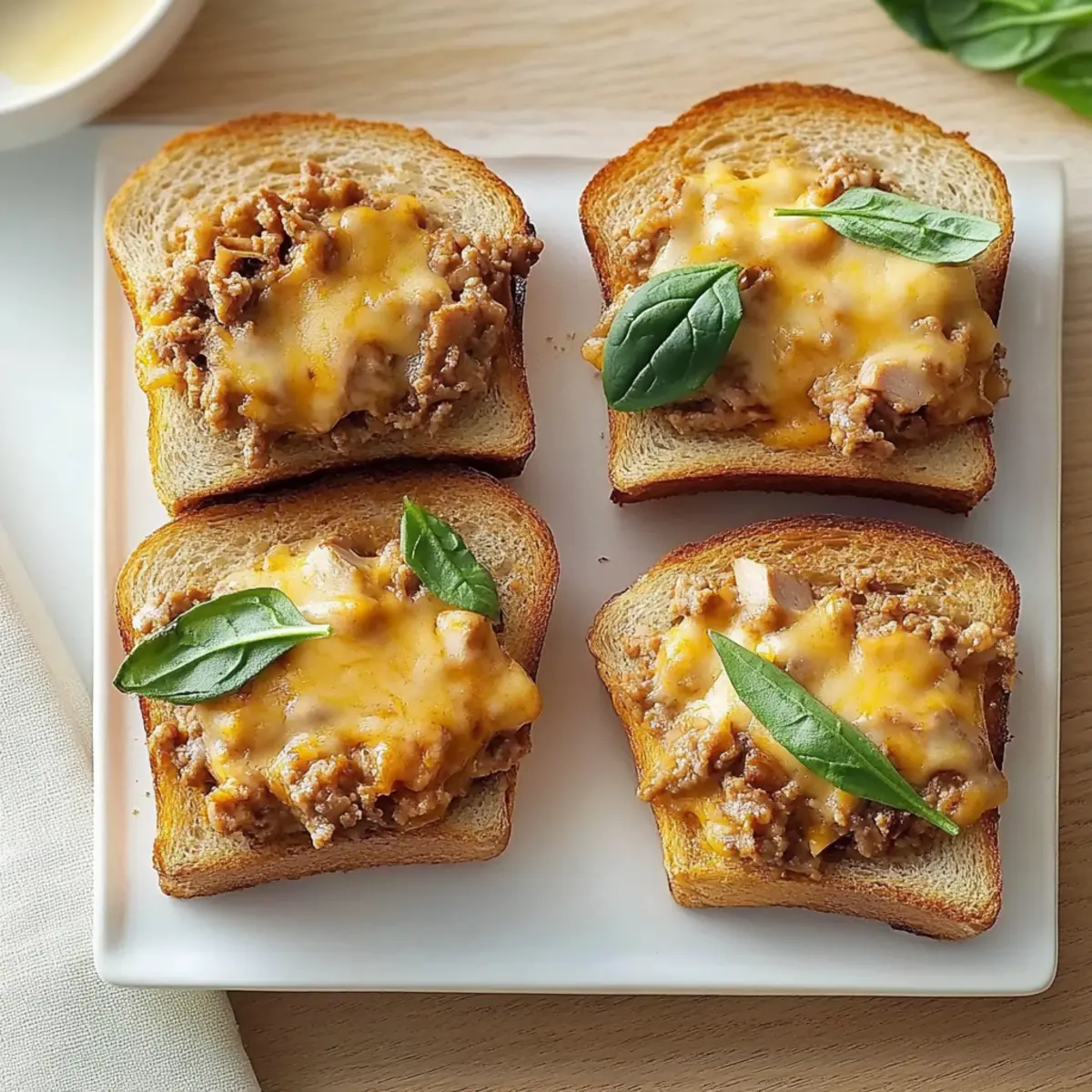 Savory Hearty Rye Melts