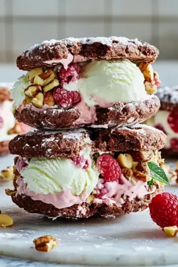 Festive Ice-Cream Sandwiches