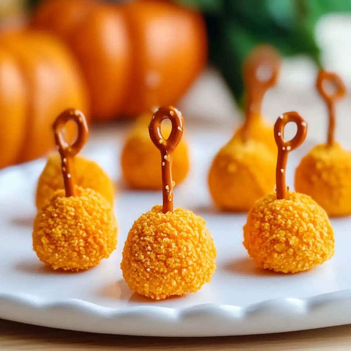 Mini Pumpkin Cheese Balls