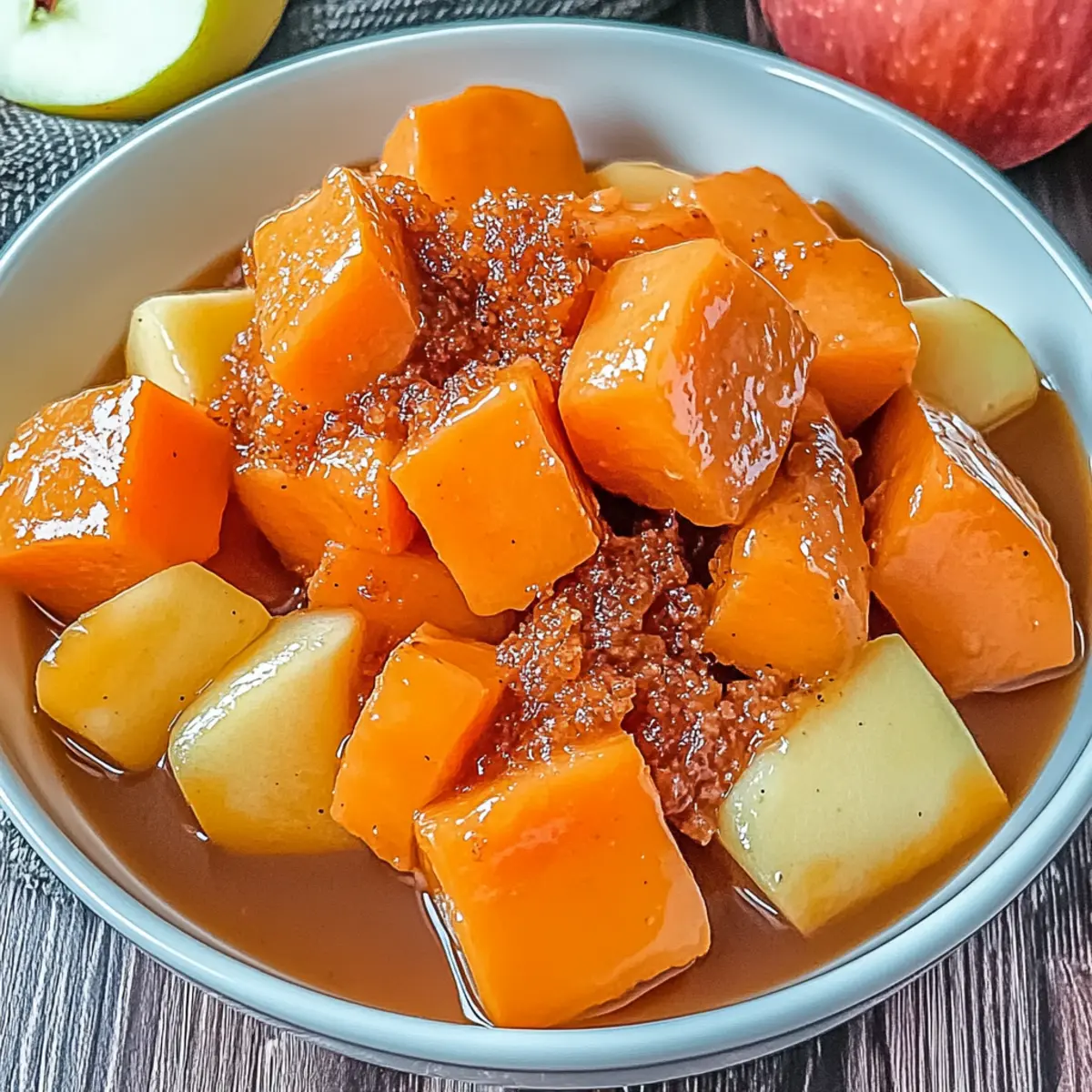 Sweet Potatoes and Apples