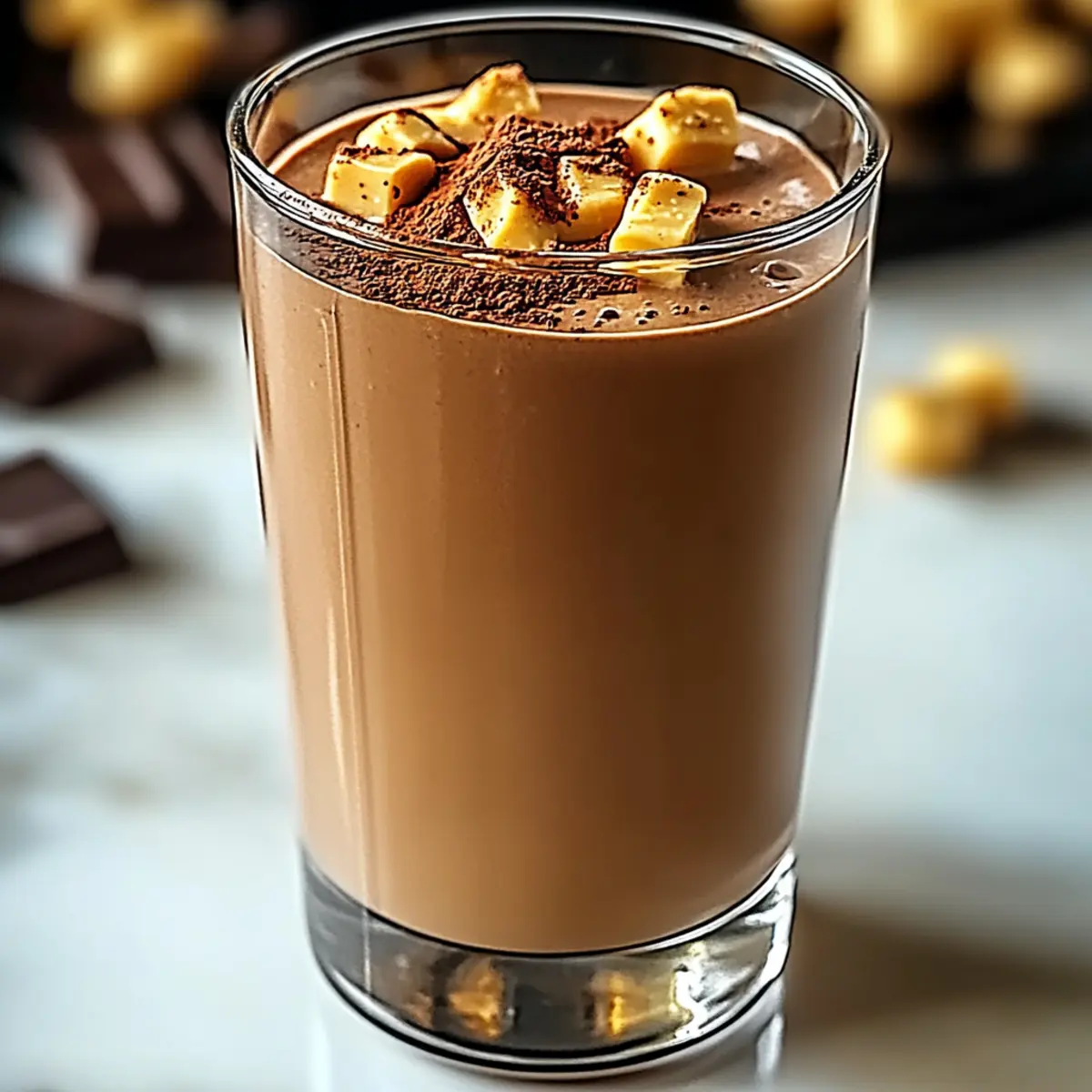 Creamy Chocolate Peanut Butter Smoothie