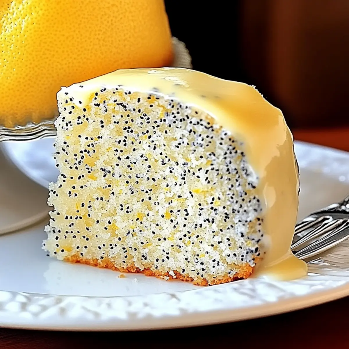 Moist Lemon Poppy Seed Cake