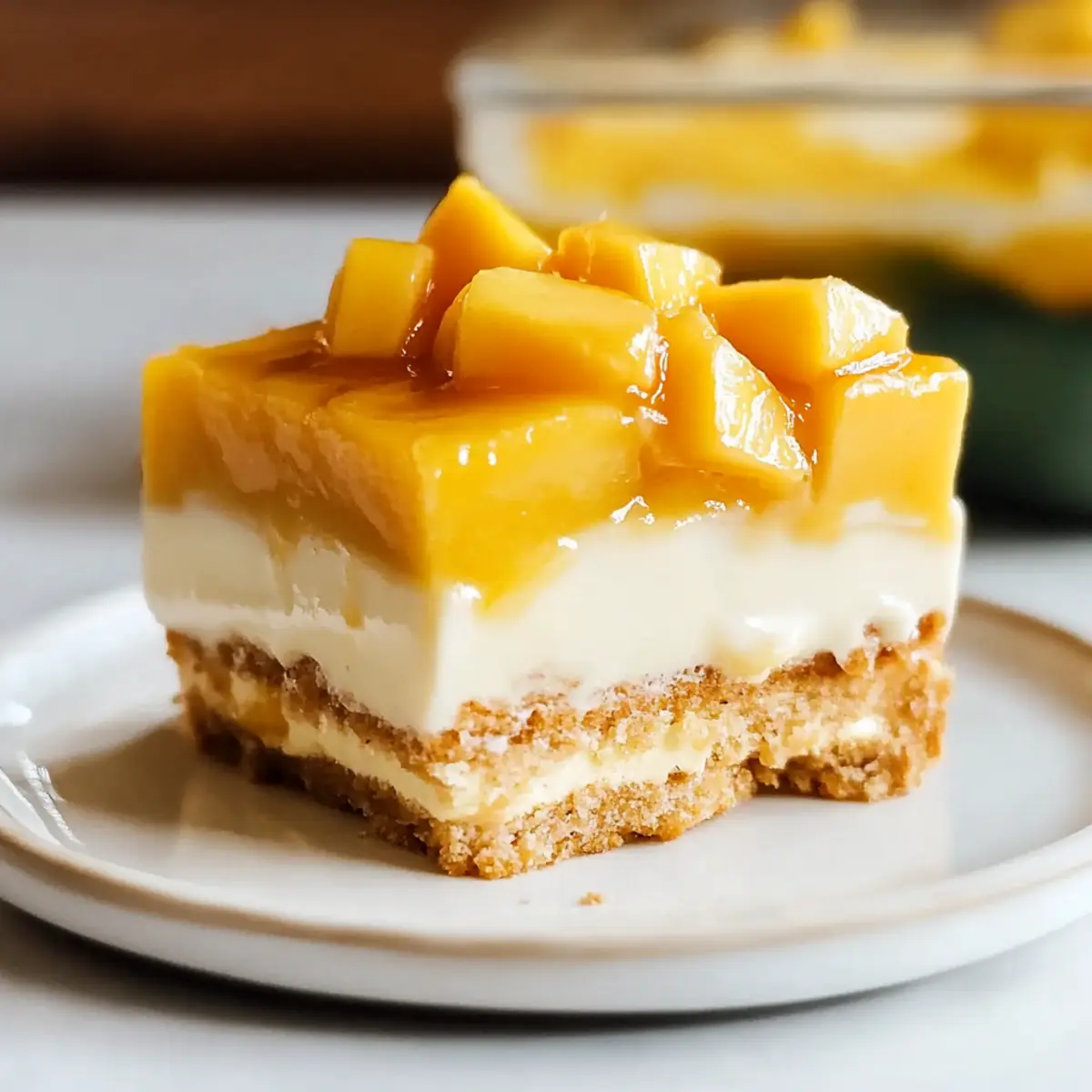 Vegan Mango Tiramisu