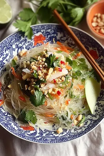 Savory Thai Vermicelli Noodle Salad