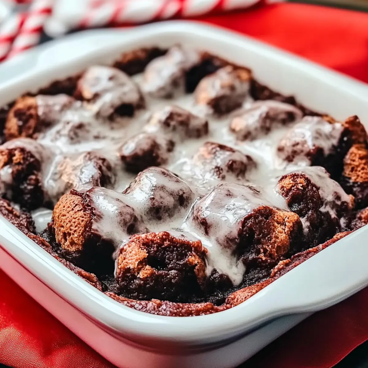 Creamy Chocolate Bread Pudding