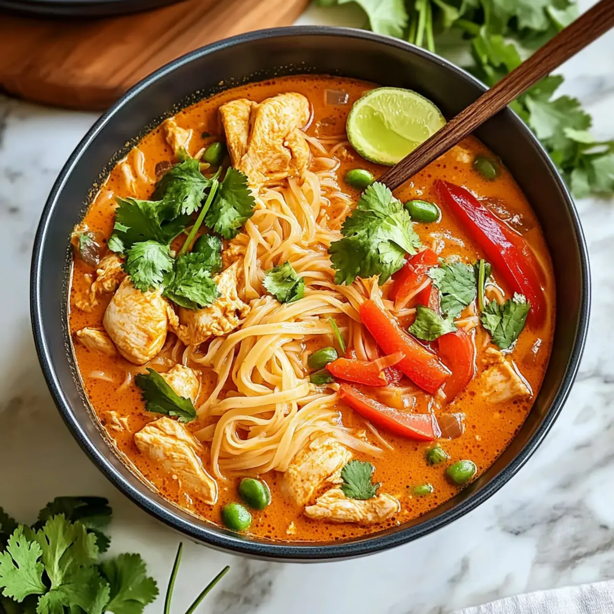 Thai Red Curry Noodle Soup