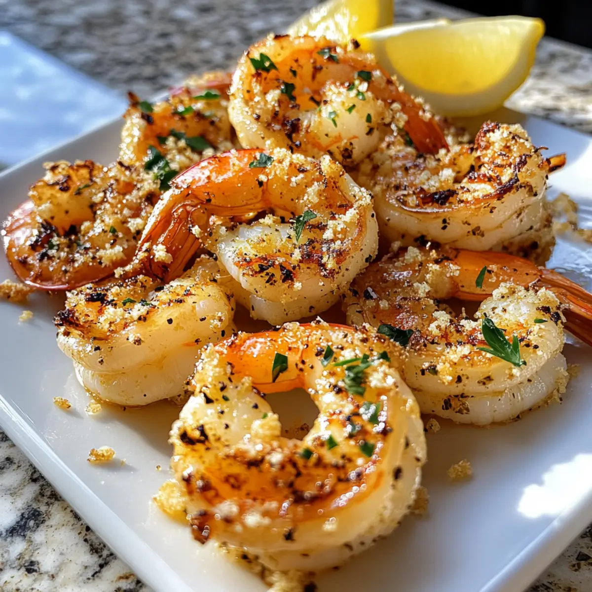 Garlic Parmesan Roasted Shrimp