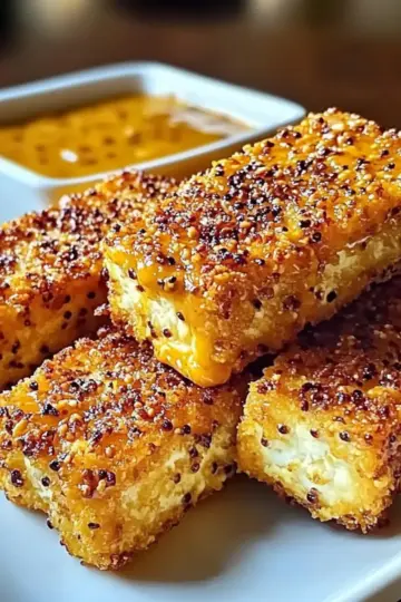 Crispy Baked Honey Mustard Tofu Tenders