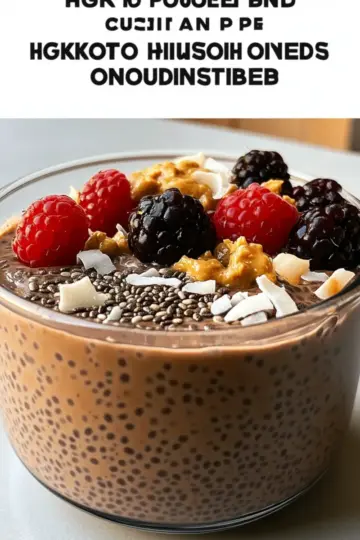 High-Protein Chocolate Peanut Butter Chia Seed Pudding That Will Transform Your Mornings!
