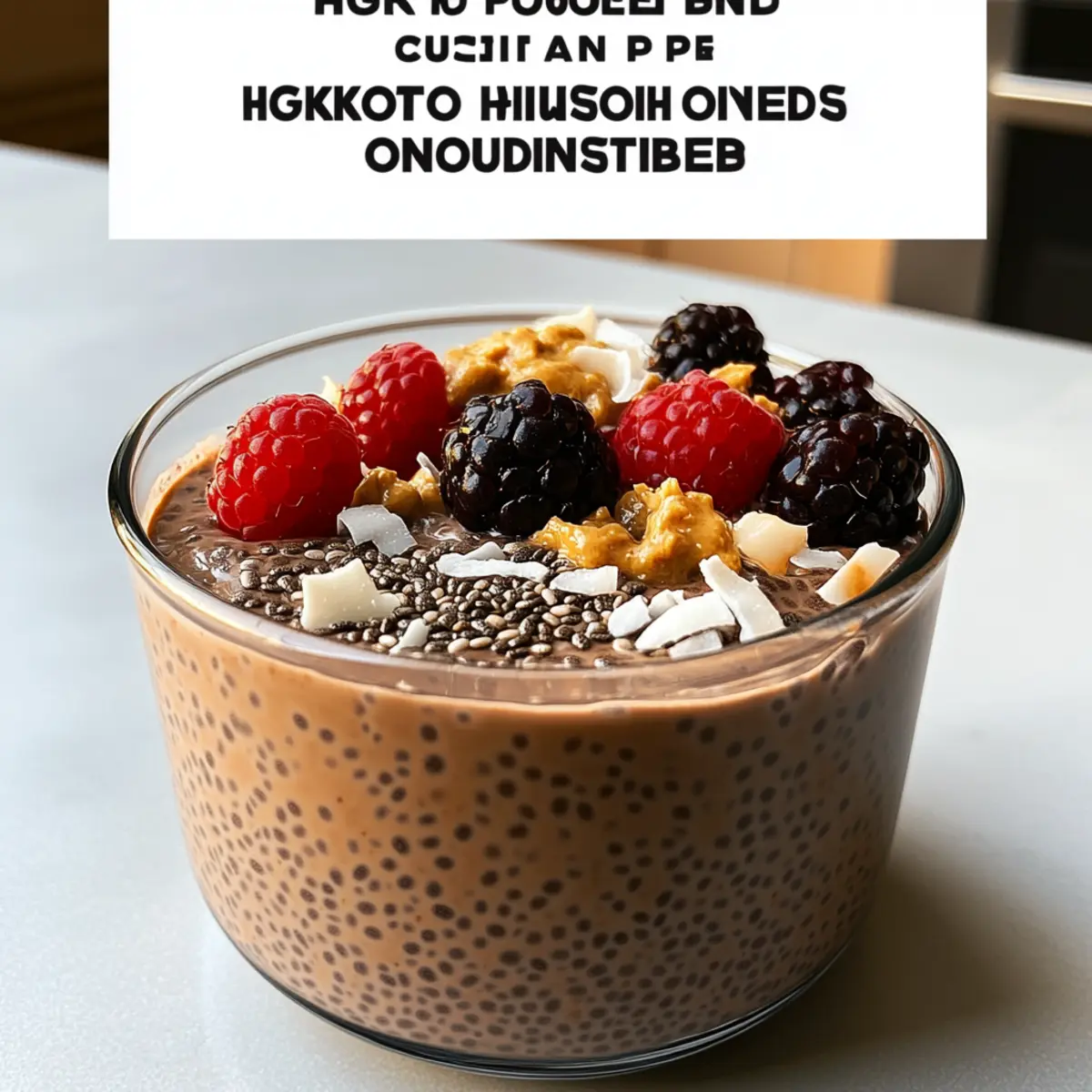 High-Protein Chocolate Peanut Butter Chia Seed Pudding That Will Transform Your Mornings!