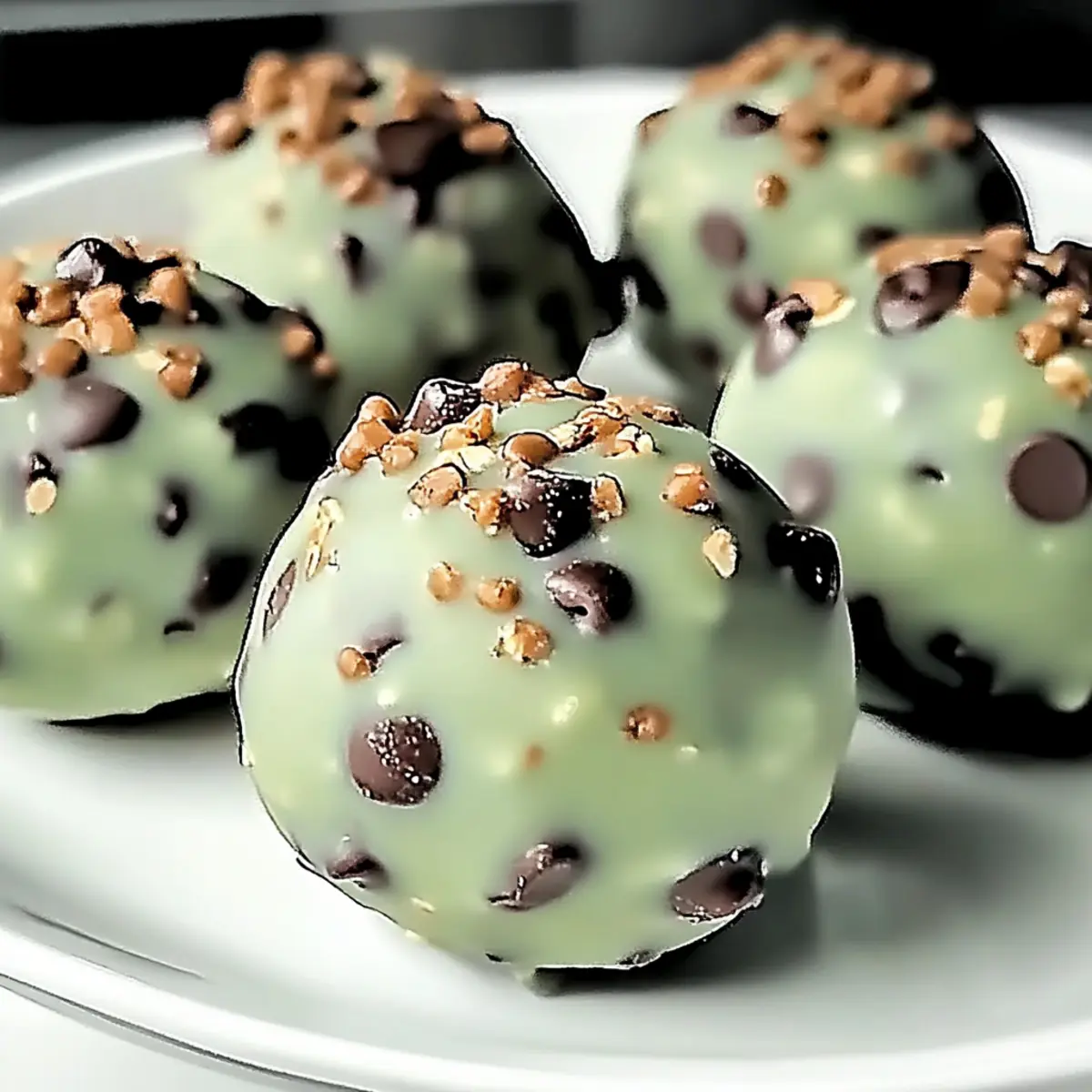 Mint Chocolate Chip Protein Balls for Guilt-Free Snacking