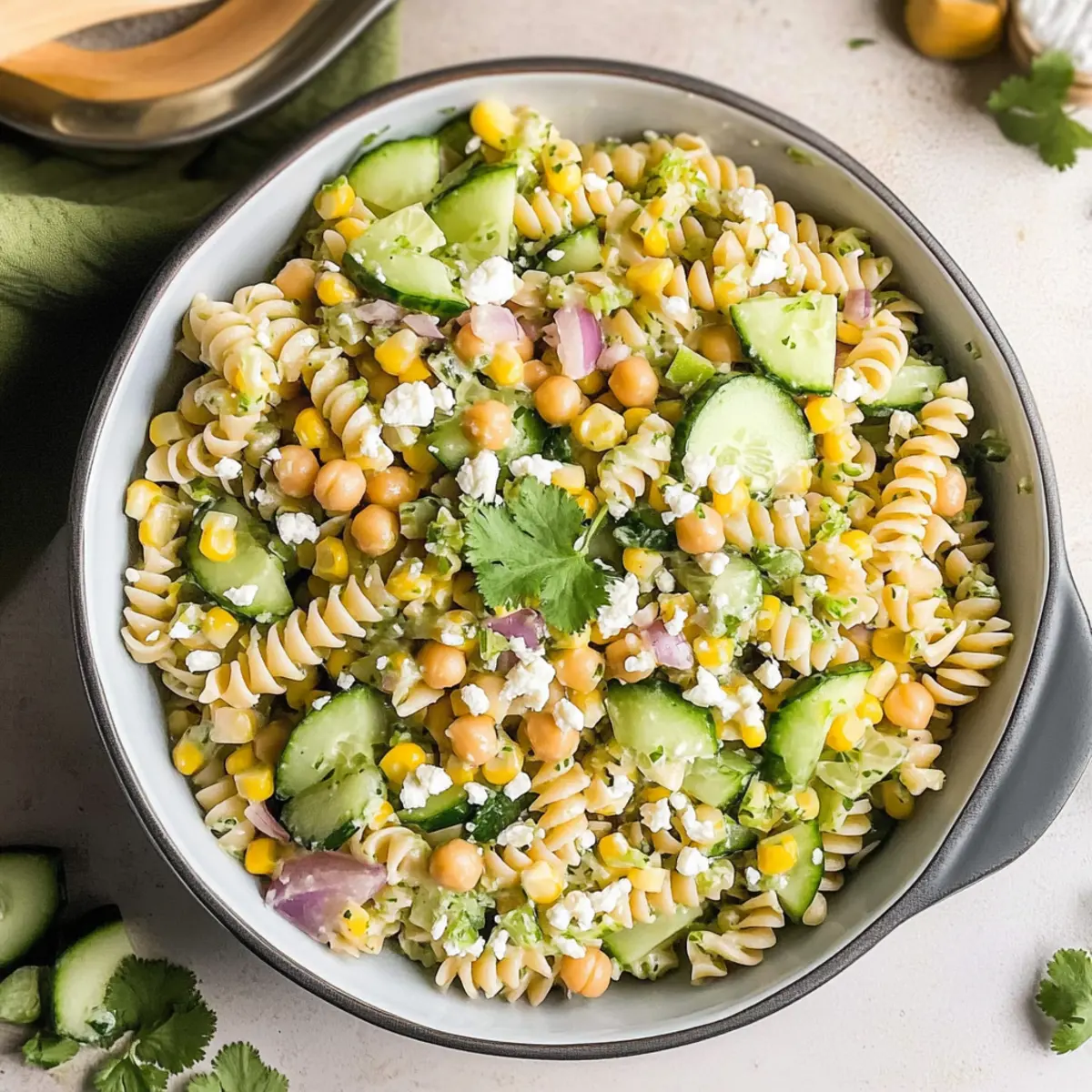 Cilantro Lime Pasta Salad