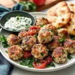 Mediterranean Chicken Meatballs