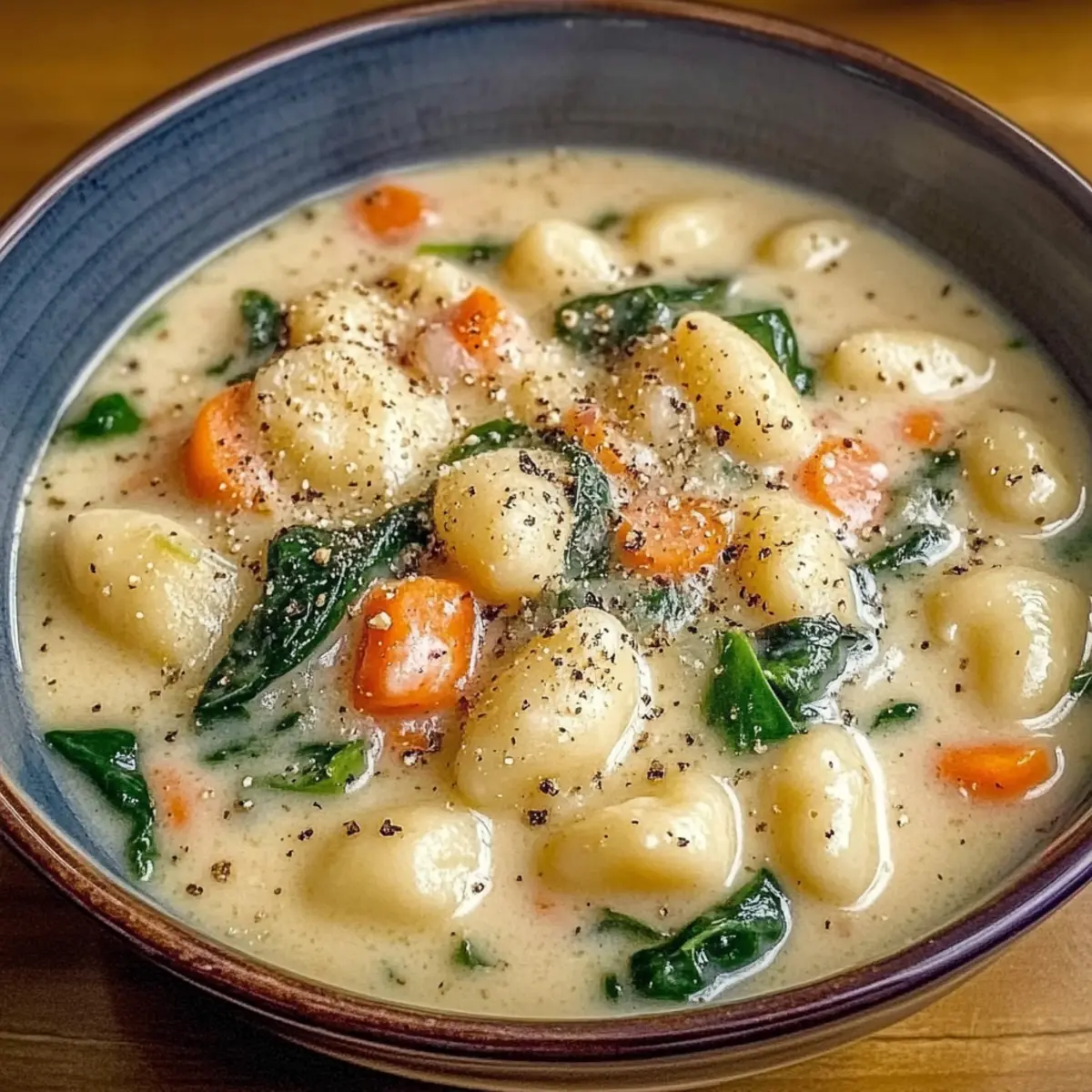 Creamy Vegetarian Gnocchi Soup