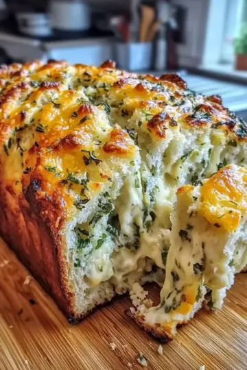 Garlic Herb and Cheese Bread Recipe Easy Baked Loaf for Beginners