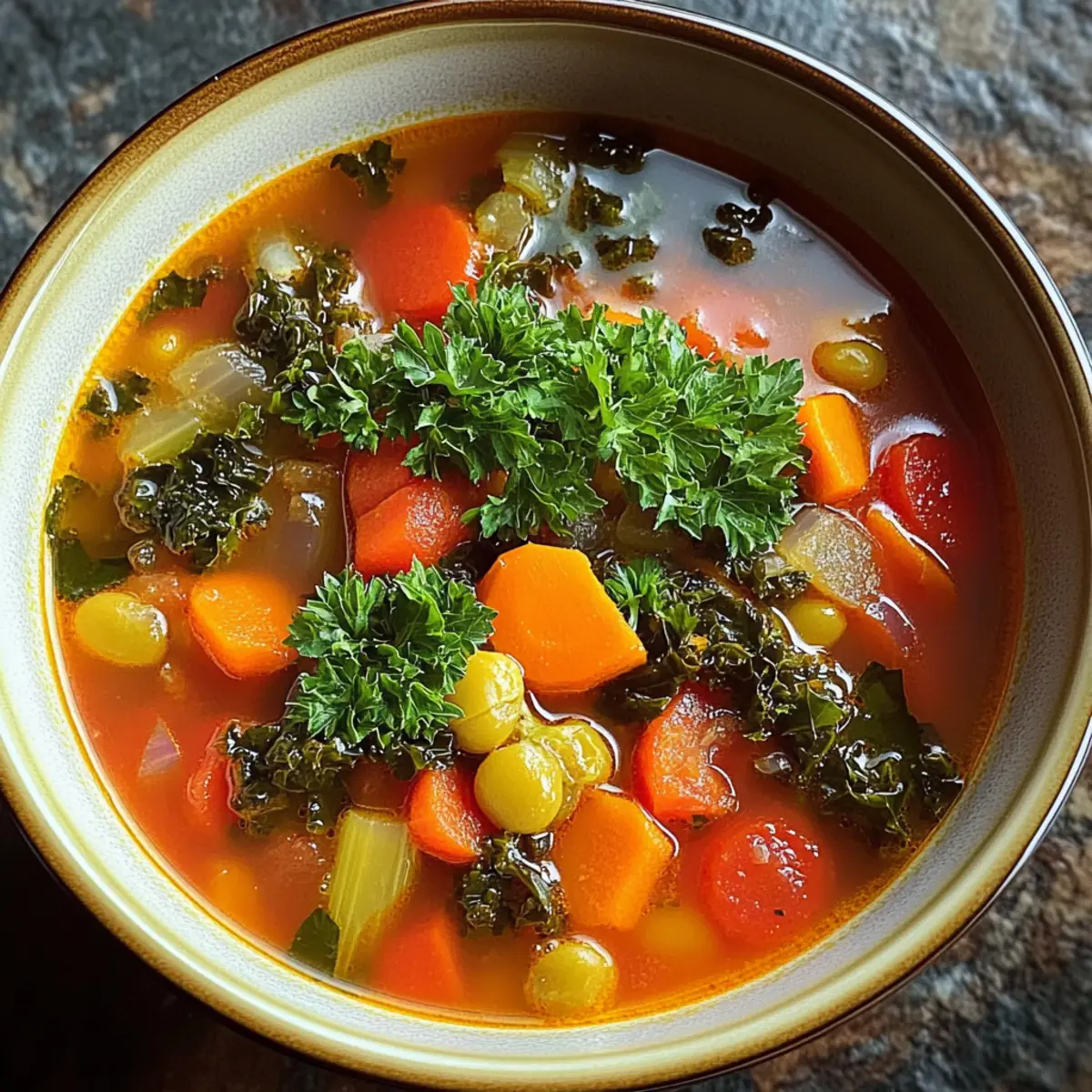 High-Protein Vegetable Soup
