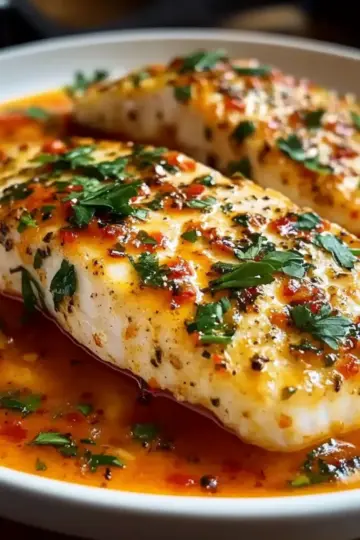 Tilapia in Roasted Pepper Sauce