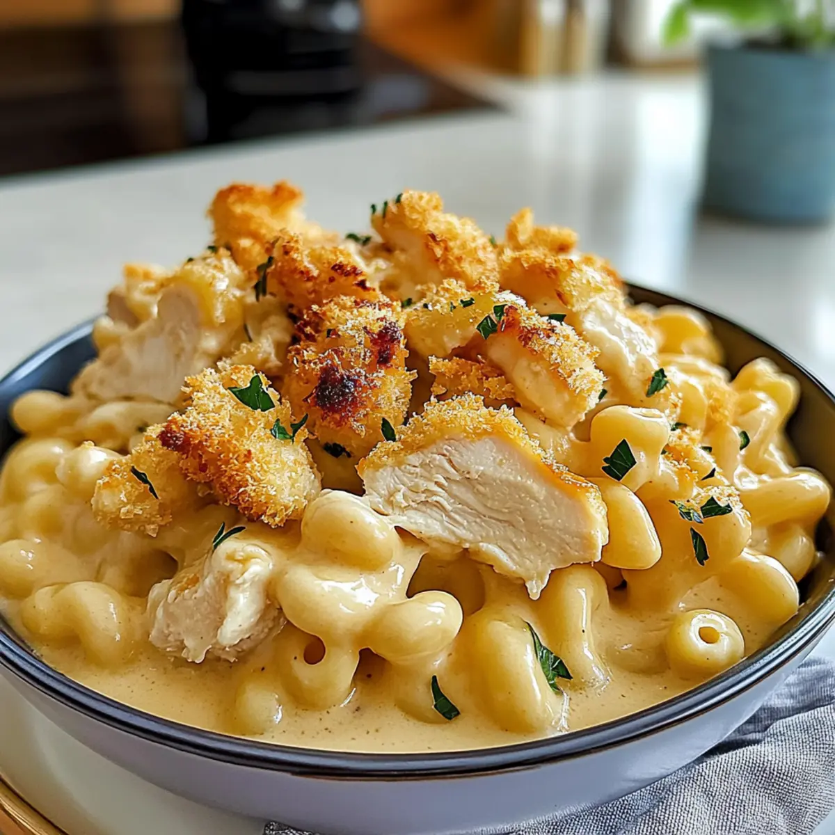 Creamy Chicken Mac and Cheese Recipe