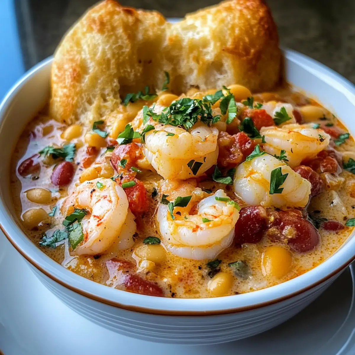 Creamy Seafood and Shrimp Chili