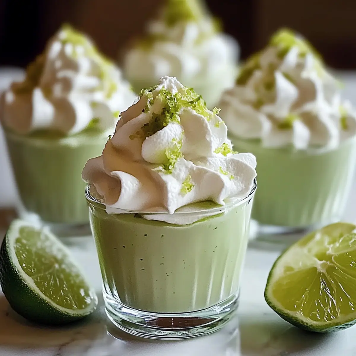 Indulge in Creamy Key Lime Mousse Cups - No-Bake Delight