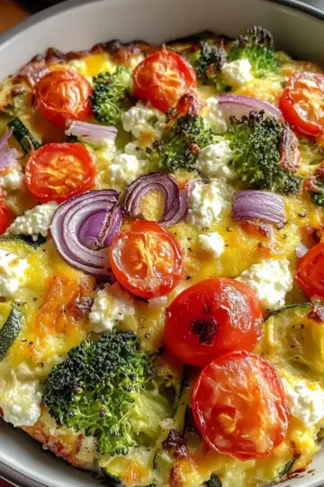 Veggie Bake with Cottage Cheese