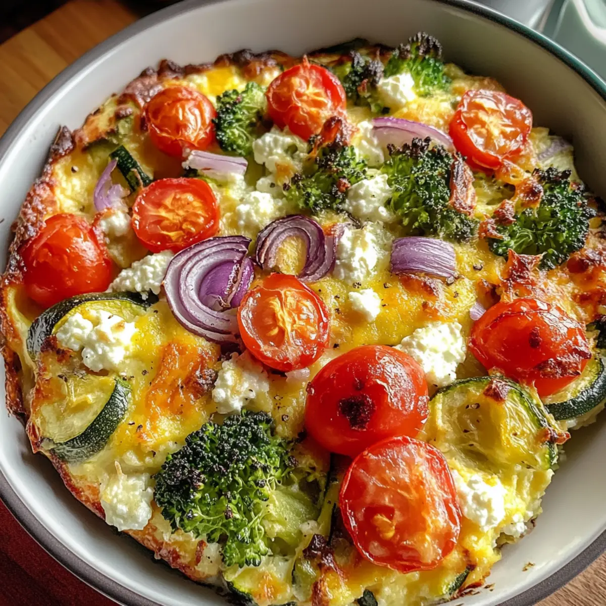 Veggie Bake with Cottage Cheese