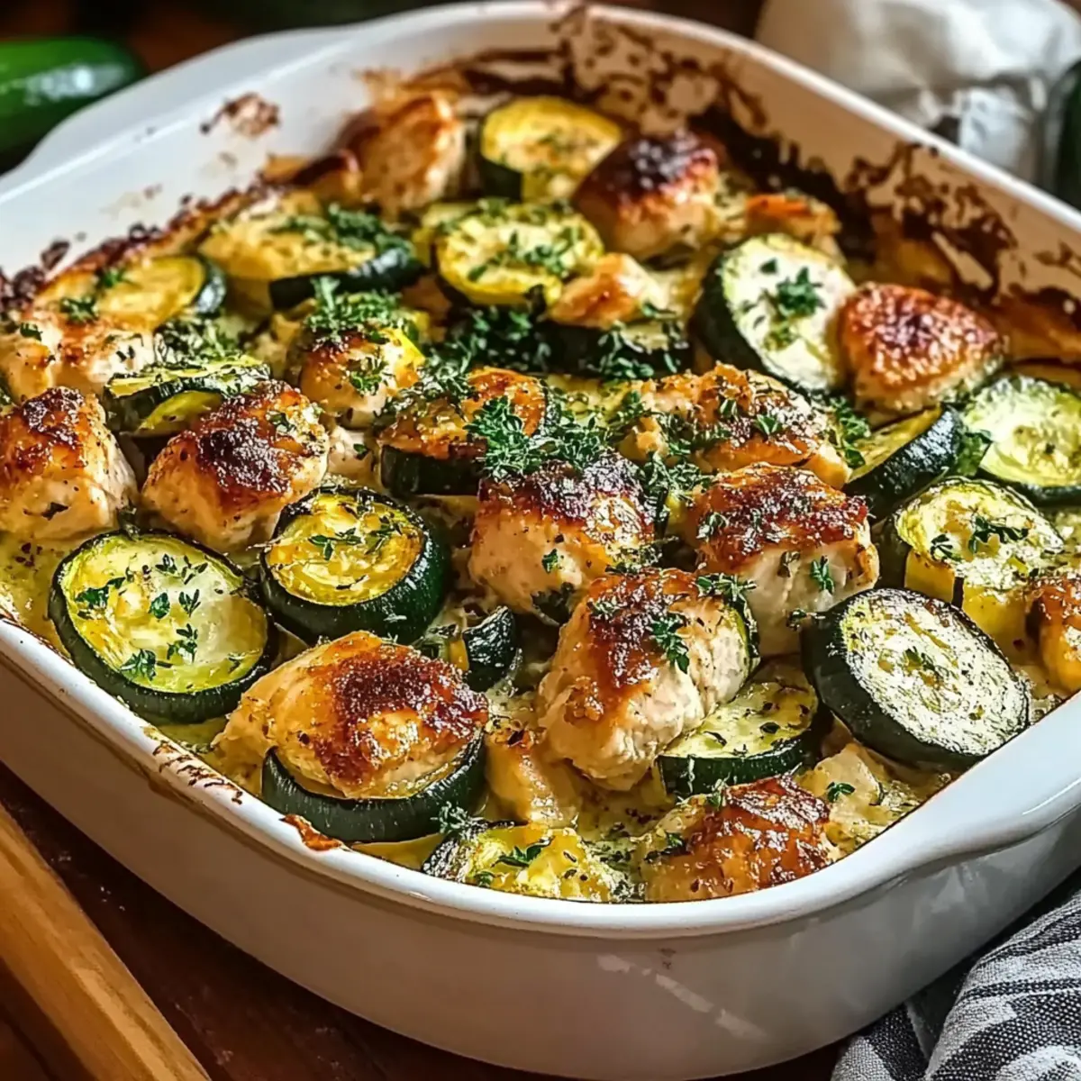 Easy Chicken Zucchini Bake Recipe