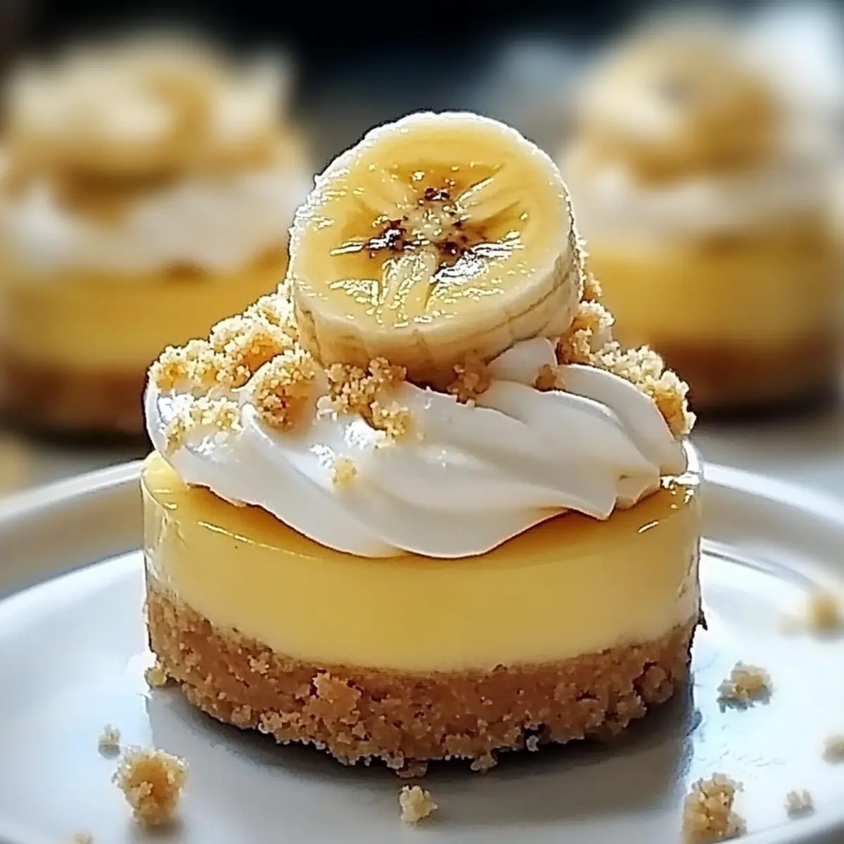 Mini Banana Pudding Cheesecakes