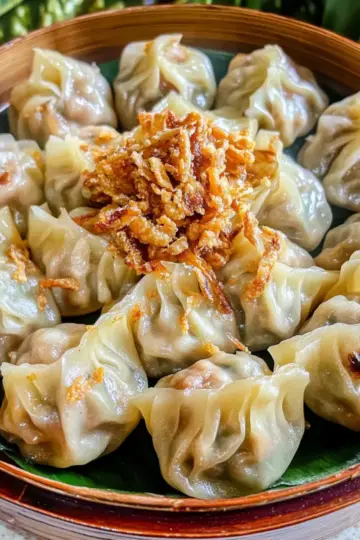 Kanom Jeeb (Thai Dumplings Recipe)