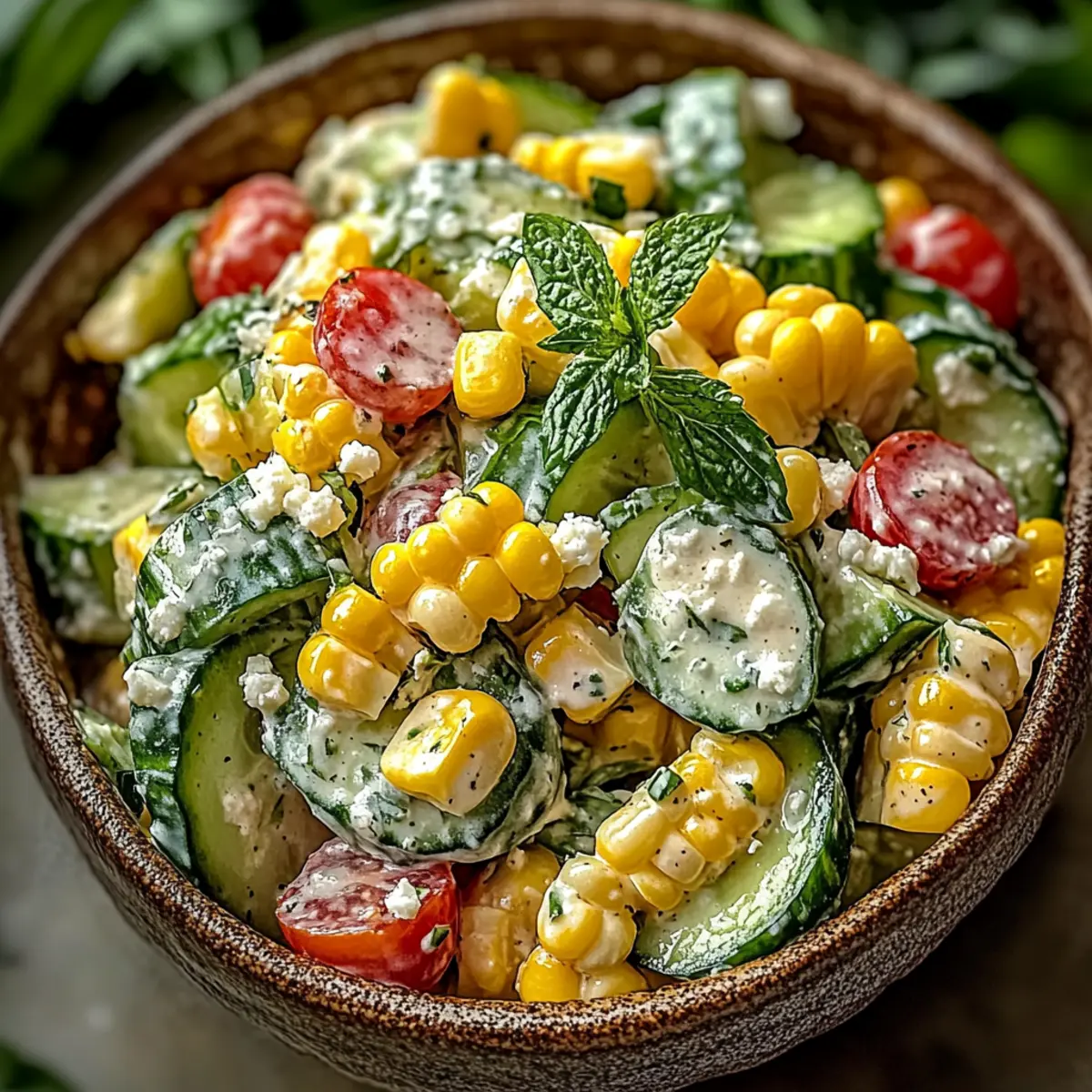 Street Corn Creamy Cucumber Salad That’s Perfect for Summer Fun