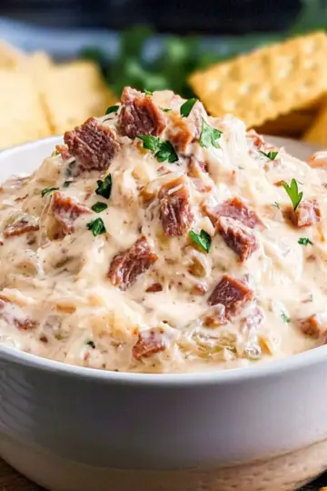 Easy Crockpot Reuben Dip