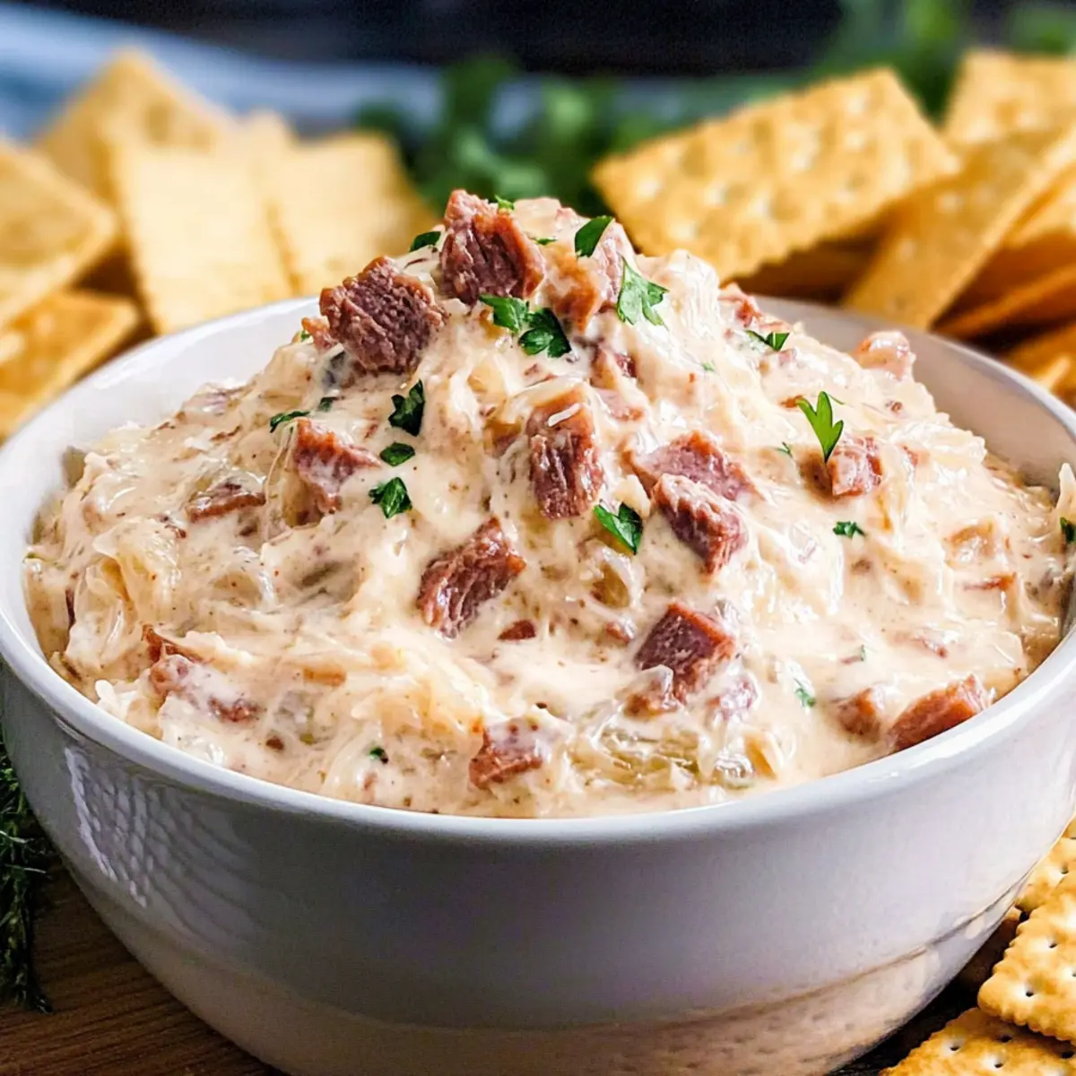 Easy Crockpot Reuben Dip